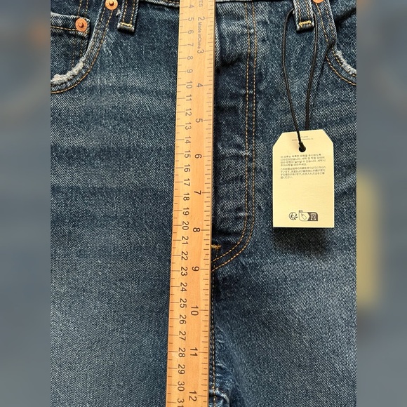 Levis Ribcage Straigth Ankle Jeans Style 726930218 Women’s Size -30x27 - Picture 12 of 13